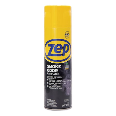 Zep Smoke Odor Eliminator, 16 oz, Spray, Fre ZUSOE16